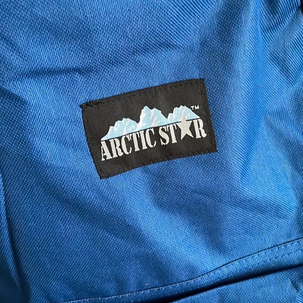 NWT Arctic Star backpack blue w/ front pocket zip padded back mesh side pockets